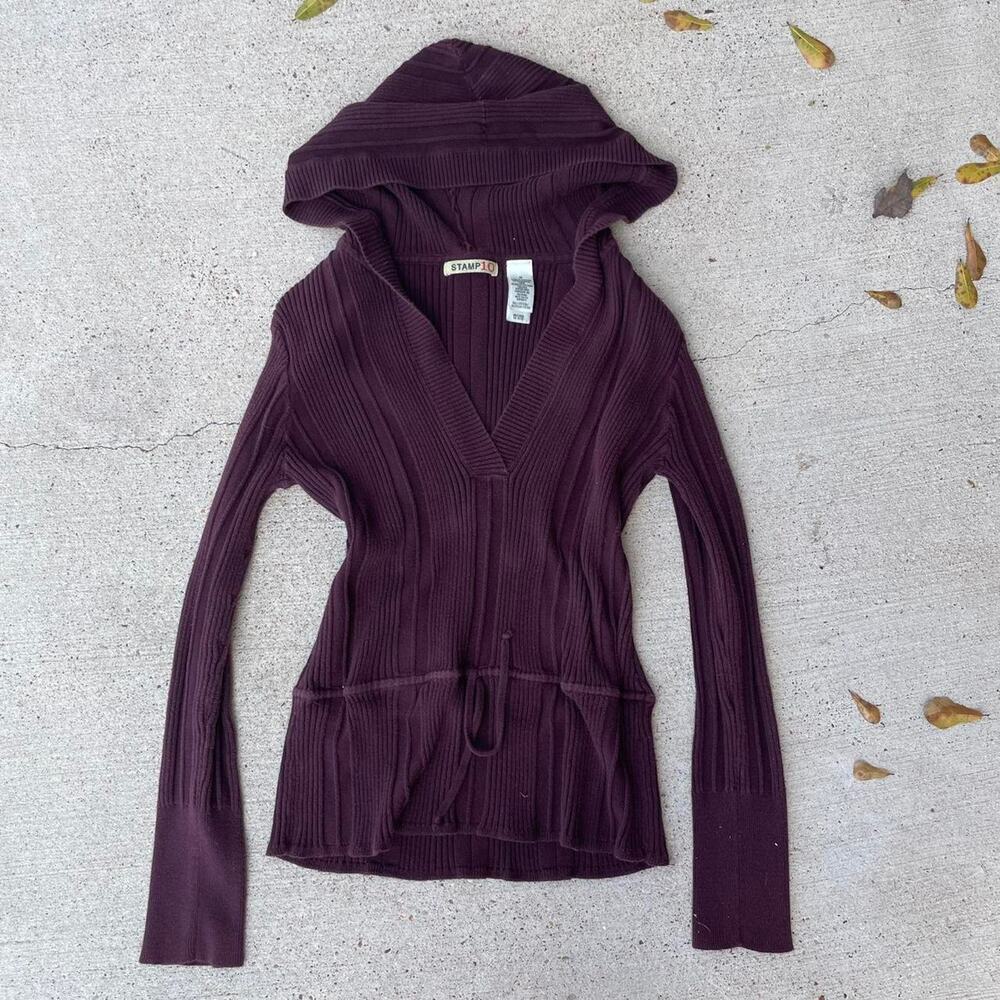 Brown Stamp10 Sweater